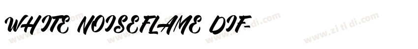 WHITE NOISEFLAME DIF字体转换